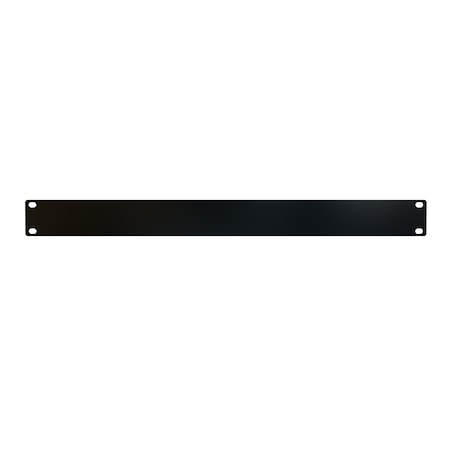 Hammond 1U FLAT STEEL RACK Panel PBPS19001BK